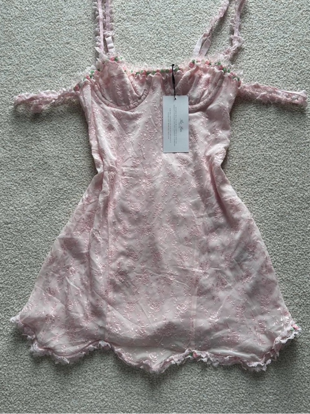 NWT The Bar Jade Dress Rose
